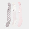 Lot 3 collants multicolore fille