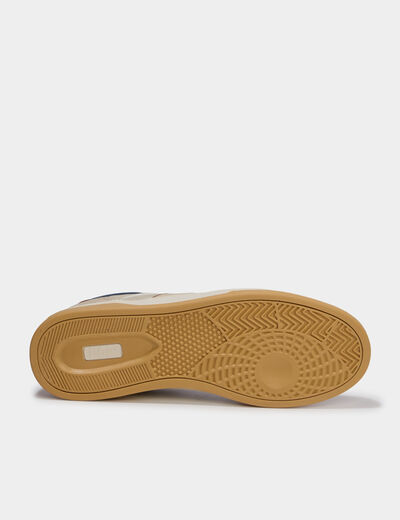 Tennis basses &agrave; lacets Lee Cooper sable homme