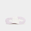 Baskets running à scratchs et paillettes rose fille
