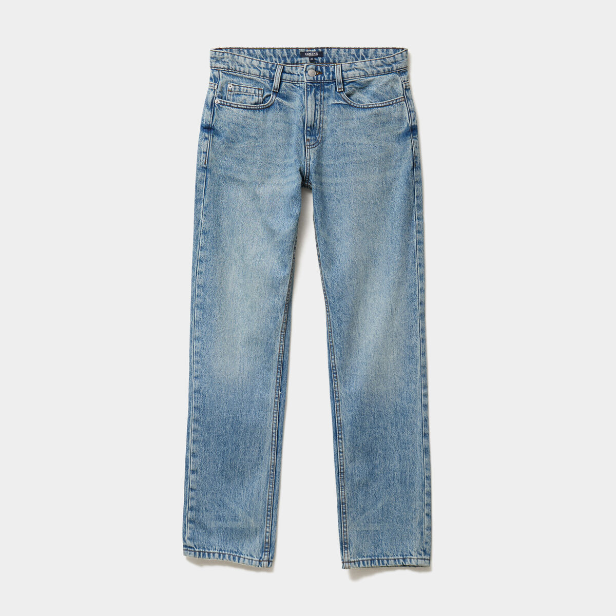 Jeans regular 5 poches coton denim double stone homme