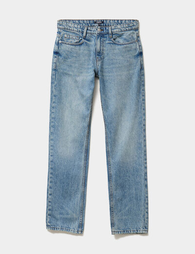 Jeans regular 5 poches coton denim double stone homme