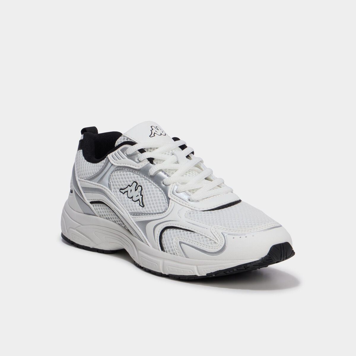 Baskets running m&eacute;moire de forme Kappa noir femme