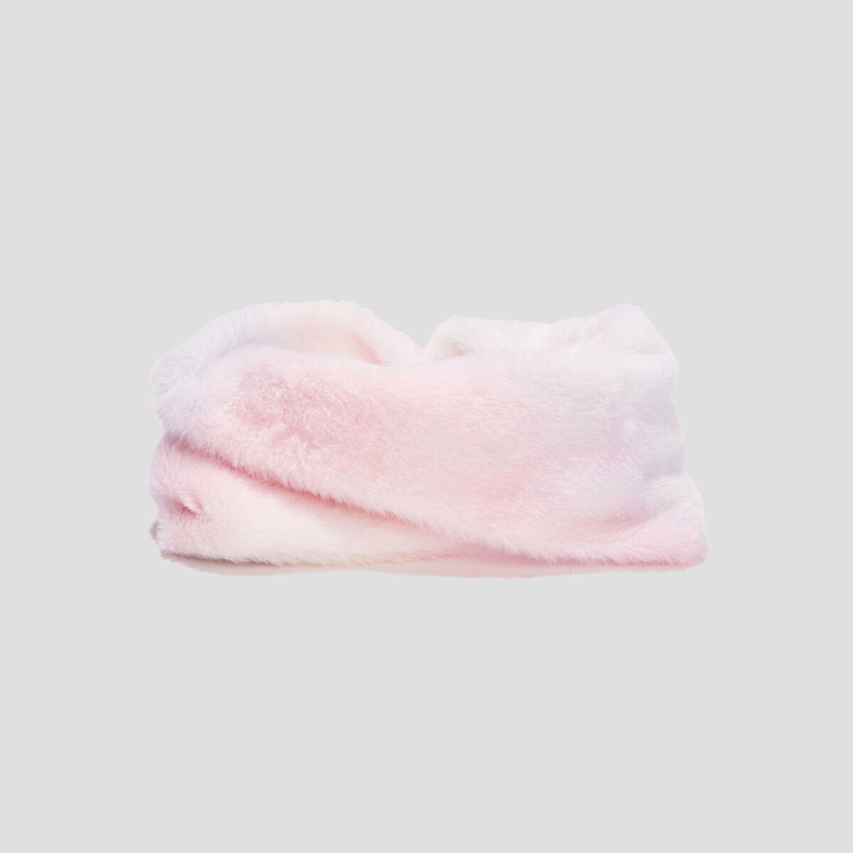 Tour de cou fausse fourrure multicolore fille