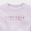 Sweat col rond manches longues parme b&eacute;b&eacute; fille