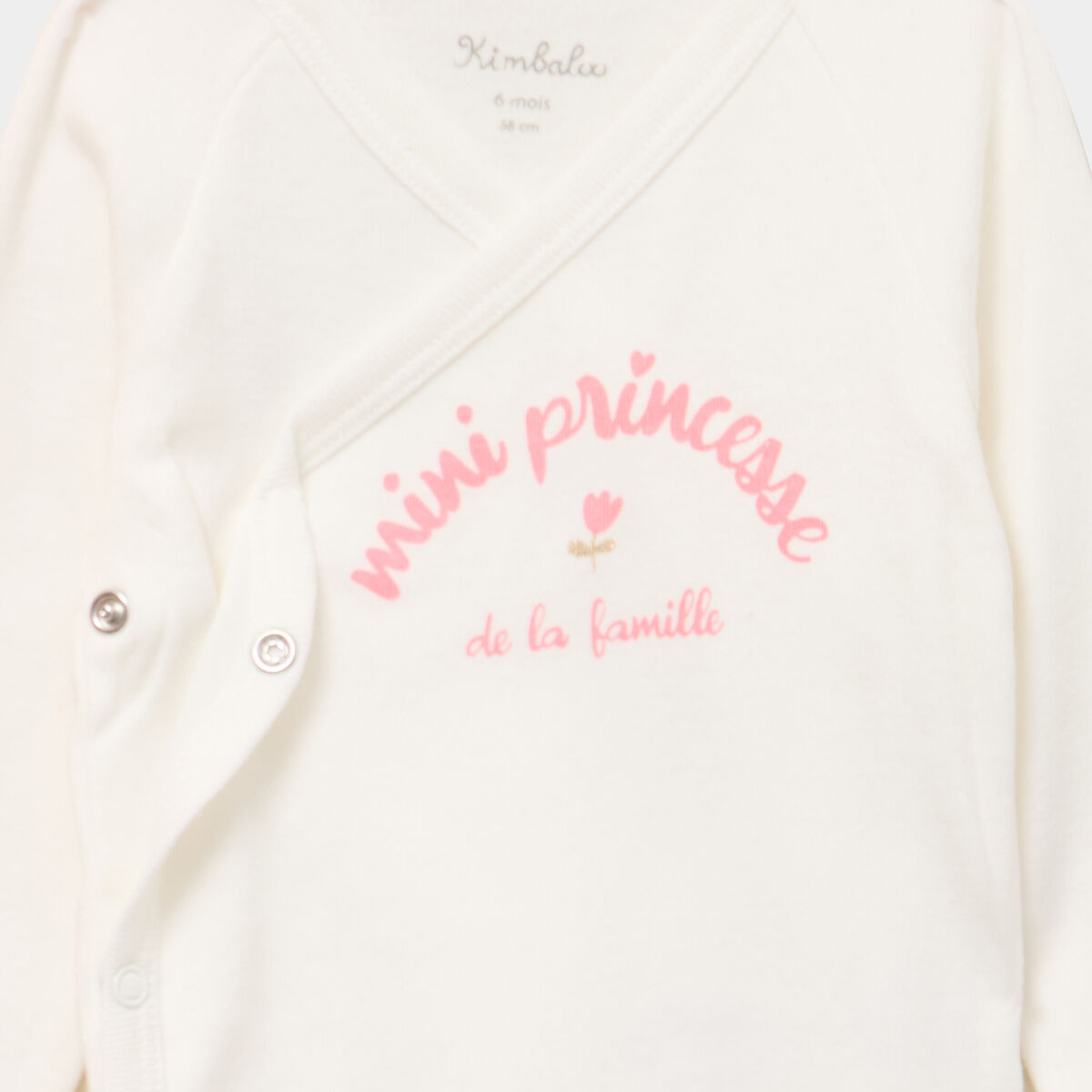 Ensemble body et dors-bien effet velours rose clair b&eacute;b&eacute;