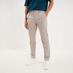 Pantalon chino slim beige clair homme