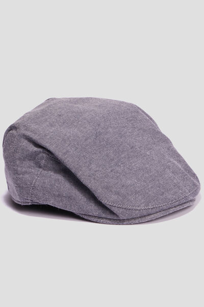 Casquette anglaise gris homme