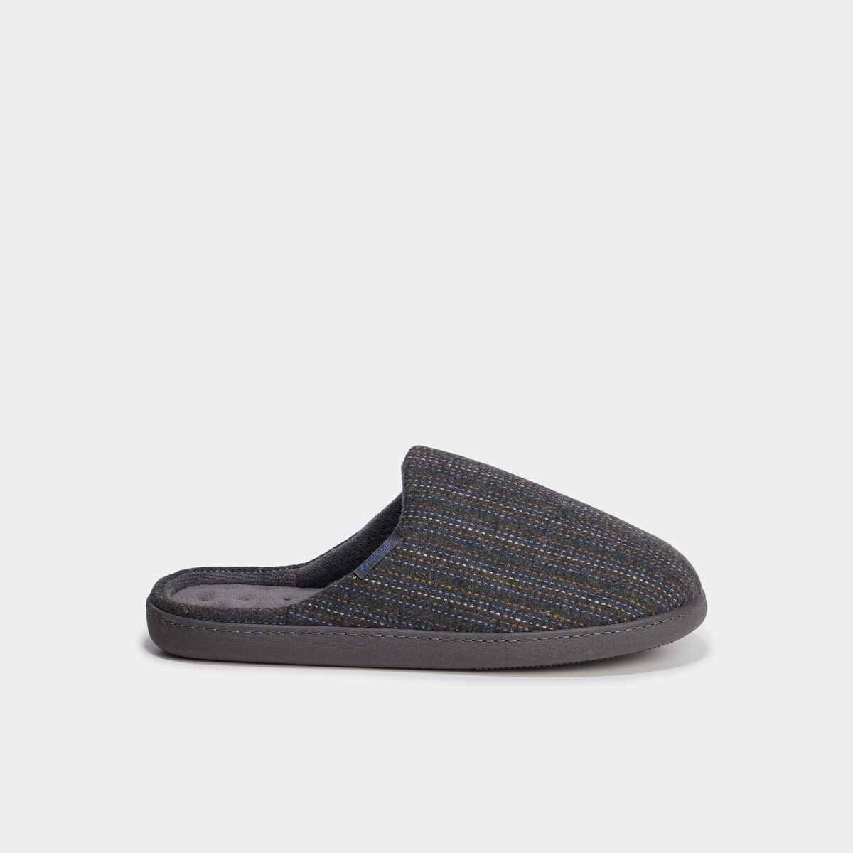 Chaussons mules Isotoner Ergonomie gris foncé homme