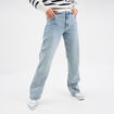 Jeans large taille basse coton Creeks denim triple stone femme