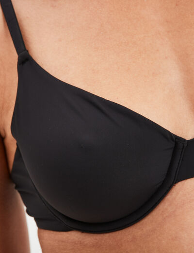 Soutien-gorge emboîtant ajustable noir femme