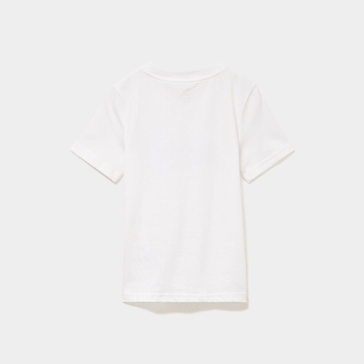 T-shirt droit &agrave; manches courtes Puma blanc fille