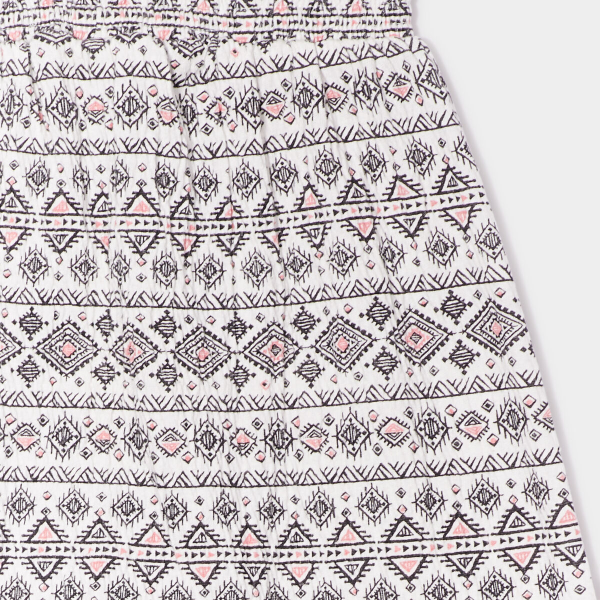 Pantalon à taille élastiquée creme bébé fille