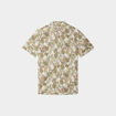 Chemise manches courtes en coton creme homme