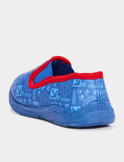 Chaussons élastiqués Pat Patrouille bleu garçon