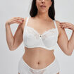 Soutien-gorge embo&icirc;tant microfibre blanc femme grande taille