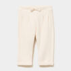 Pantalon de jogging relaxed avec noeud creme b&eacute;b&eacute; fille