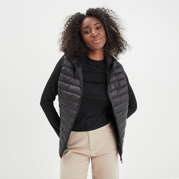 Cache Cache Doudoune Sans Manche Femme Chic Doudoune Noir Sans