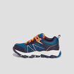 Baskets running à lacets Trappeur bleu garçon