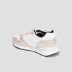 Baskets bi-matière à lacets Creeks blanc femme