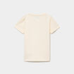 T-shirt &agrave; manches courtes coton Kappa creme fille