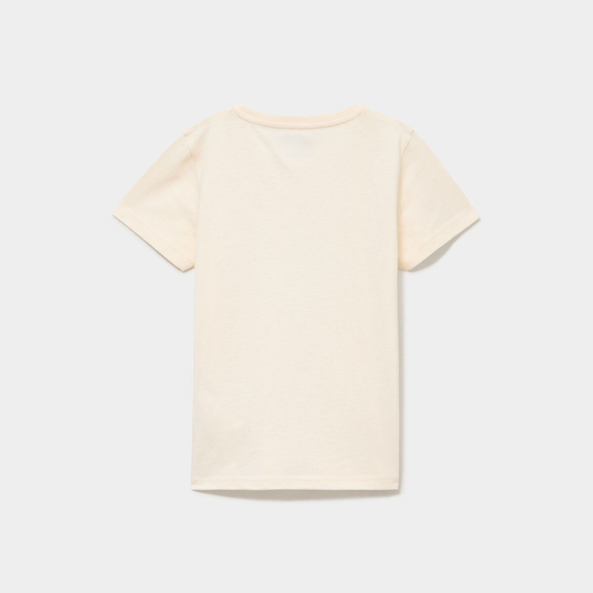 T-shirt &agrave; manches courtes coton Kappa creme fille