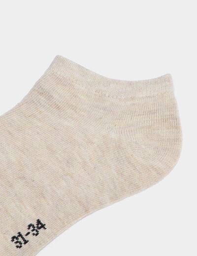 Lot 10 paires de chaussettes beige gar&ccedil;on