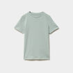 T-shirt en coton manches courtes vert pastel gar&ccedil;on