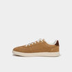Baskets en su&eacute;dine &agrave; lacets sable femme