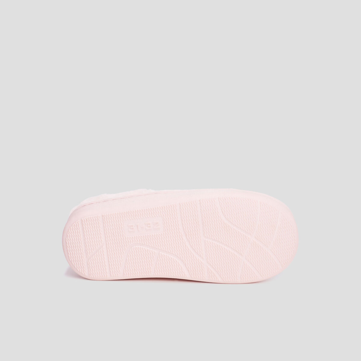 Chaussons brodés fourrés rose fille