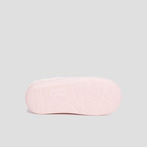 chaussons brodes fourres rose fille Chaussons brodés fourrés rose fille