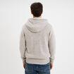 Gilet &agrave; capuche fourr&eacute;e ivoire homme