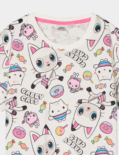T-shirt Gabby et la Maison magique ivoire fille