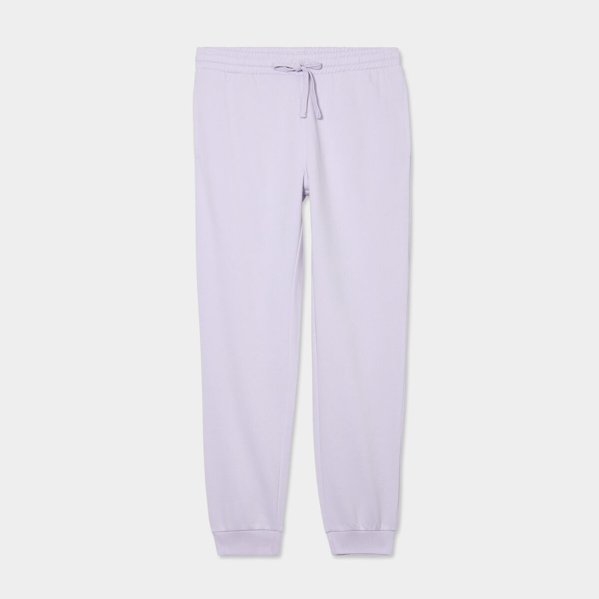 Pantalon jogging droit molleton parme homme