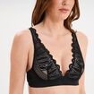 Soutien-gorge foulard dentelle noir femme