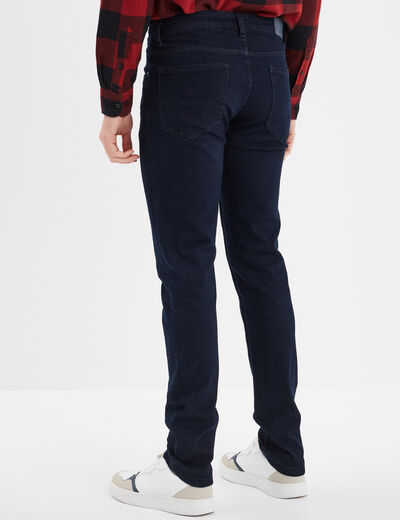 Jeans skinny 5 poches denim brut homme
