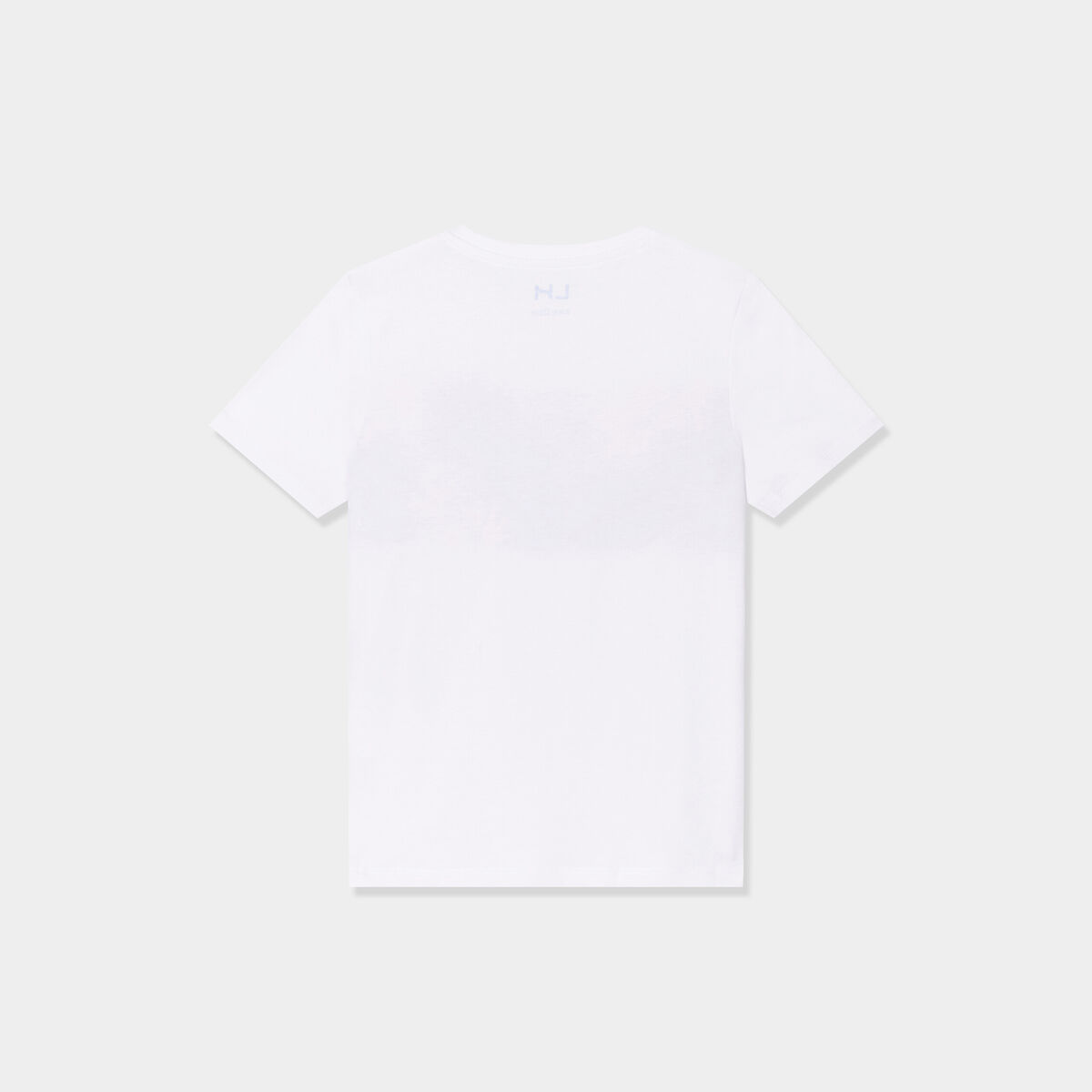 T-shirt col rond manches courtes blanc garçon