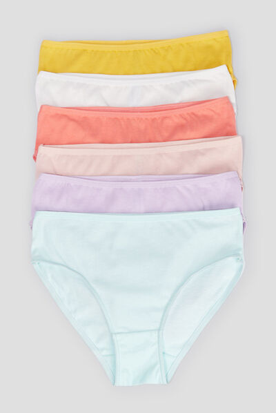 Lot 6 culottes vert fille