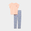Ensemble pyjama t-shirt et pantalon blanc femme