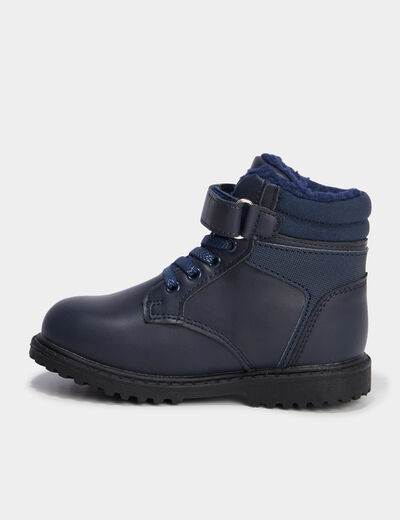 Boots fourrées Pat Patrouille bleu marine garçon