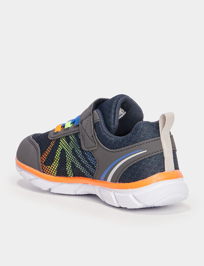 Runnings à lacets Run-Up bleu marine garçon