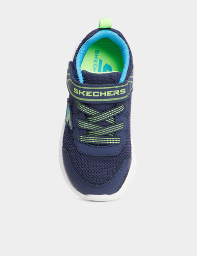 Baskets running Skechers Comfy Flex bleu garçon