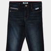Jeans skinny taille ajustable denim brut gar&ccedil;on