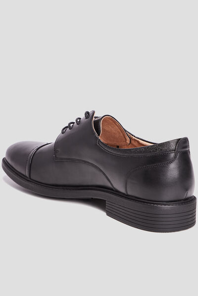 Derbies lacées noir homme