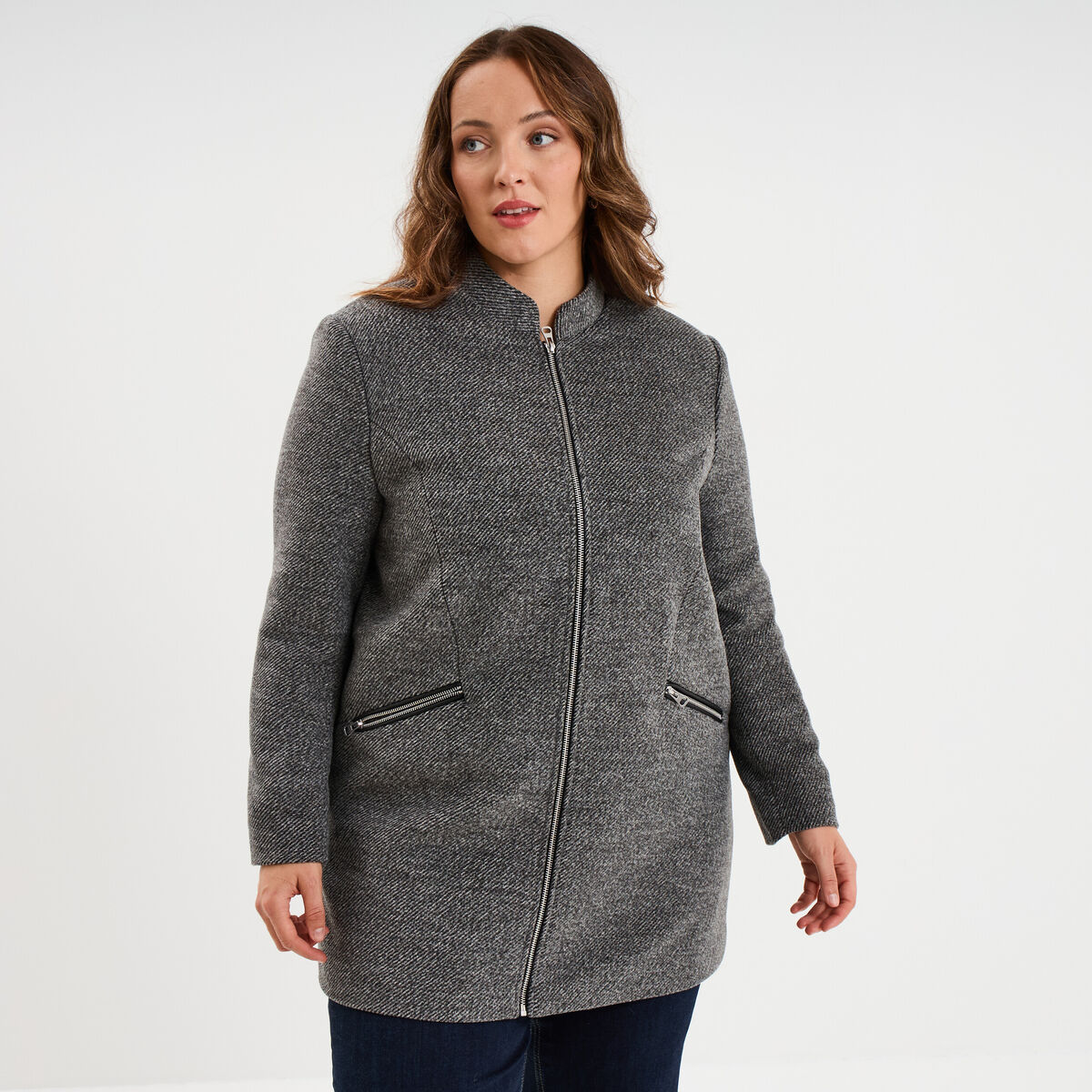 Manteau D'Hiver Zippé Bleu Pacific Trail Pour Fille - Taille M (10-12 Ans) | Occasion Très Bon État