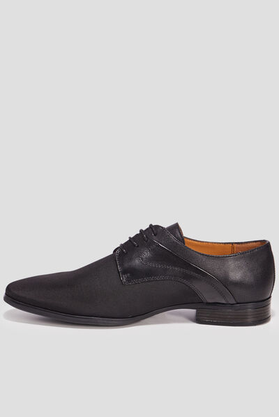 Derbies à lacets noir homme