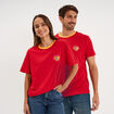 T-shirt maillot de football Espagne rouge mixte