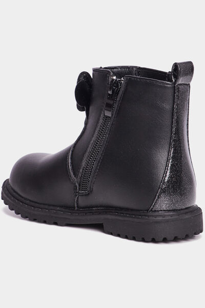 Bottines chelsea Minnie noir fille