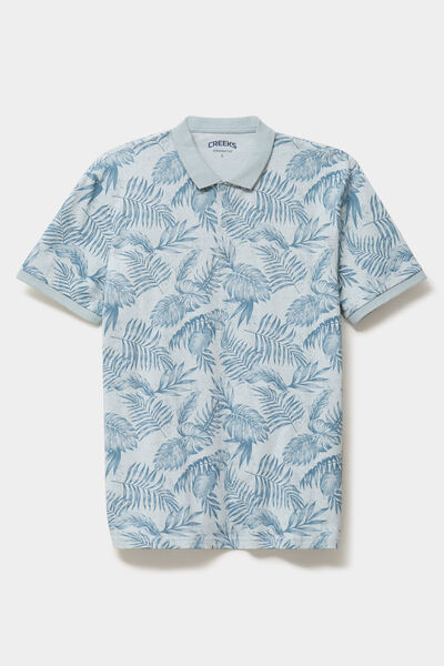 Polo jersey droit manches courtes coton gris homme