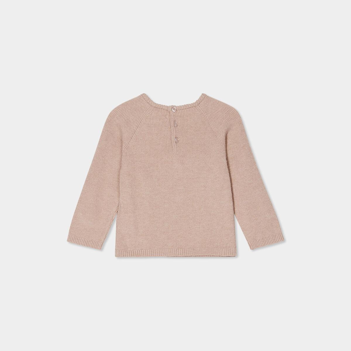 Ensemble 2 pi&egrave;ces tricot Kimbaloo taupe b&eacute;b&eacute;