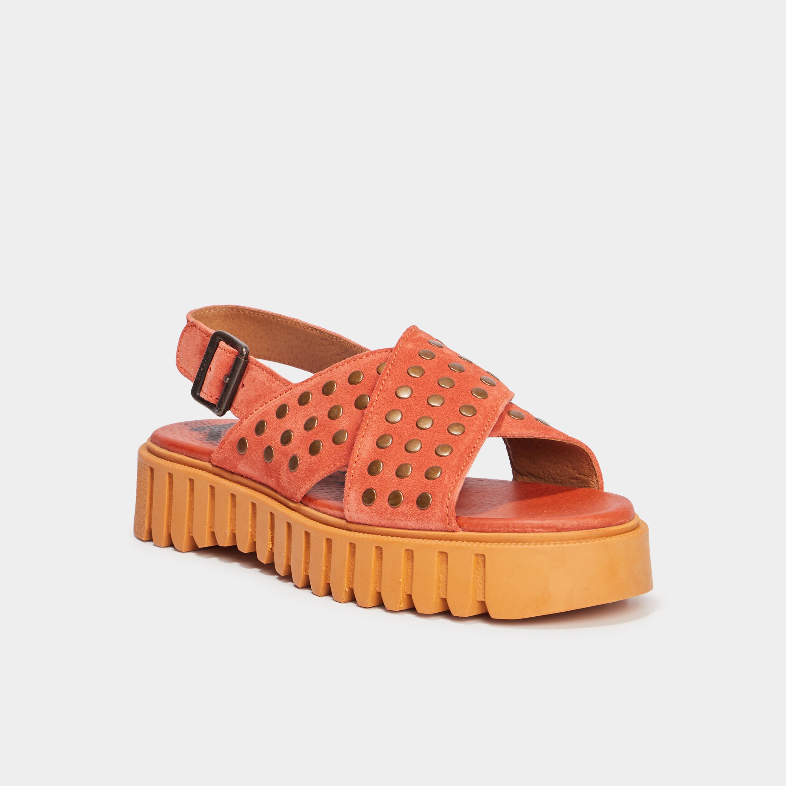 Sandale skechers femme orange discount